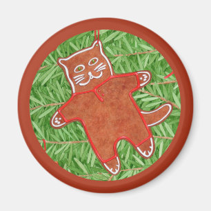 KITTY PÂTISSIER Aimant rond / Pâtisserie