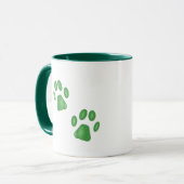 Kitty Paws Ringer Mug (Devant gauche)