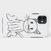 Kitty Peint iPhone 5 Coque (Dos (Horizontal))