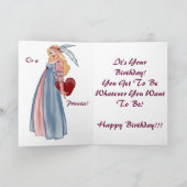 Kitty pirate ou jolie princesse ? Carte d'annivers (Intérieur)