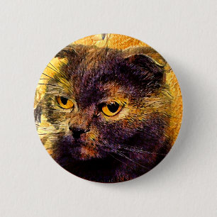 Kitty. Ronde Button 5,7 Cm