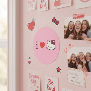 Kitty Ronde Sticker