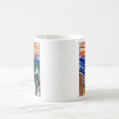 Kitty Scream Custom Amoureux des chats Coffee Mug (Centre)