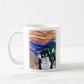 Kitty Scream Custom Amoureux des chats Coffee Mug (Gauche)