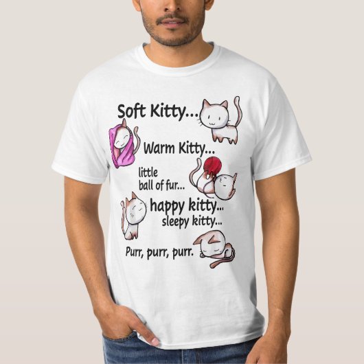 Kitty Sleepy  T-shirt (Voorkant)