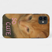 Kitty "SO CUTE" iPhone 5 Coque (Dos (Horizontal))
