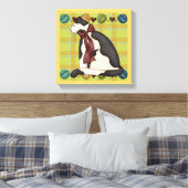 Kitty sur toile plate (Insitu(Chambre))