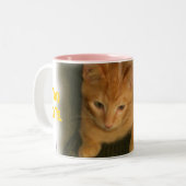 Kitty "TROP CUTE POUR LE THÉ" Mug (Devant gauche)