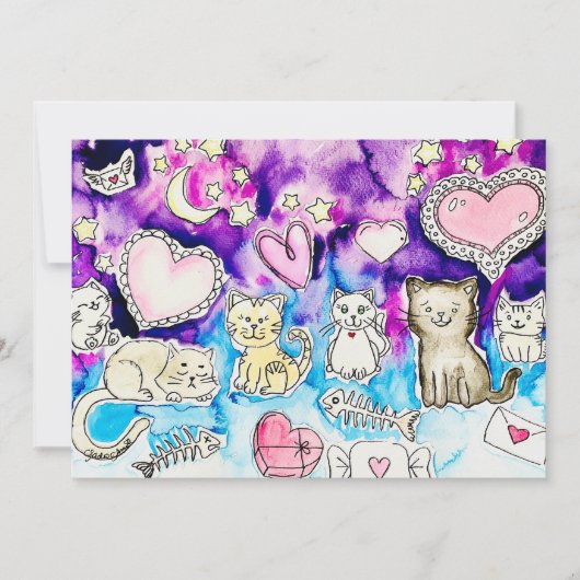 Kitty Valentine Kaart (Voorkant)