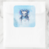 Kitty Vierkante Sticker (Tas)