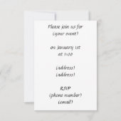 Kitty Vintage avec Invitation Blue Crown (Dos)