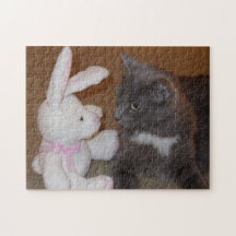 Kitty vs Bunny Stare Down Puzzle