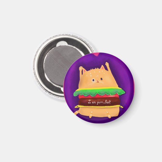 Kittyburger Magneet (Voorkant / Achterkant)