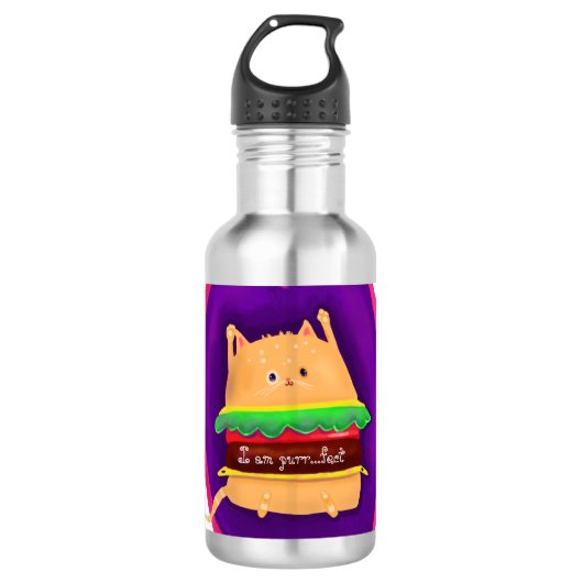 Kittyburger Waterfles (Voorkant)