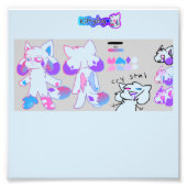 kittydog kristal Poster (Voorkant)