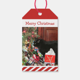 Kitty's Christmas présente des étiquettes cadeau