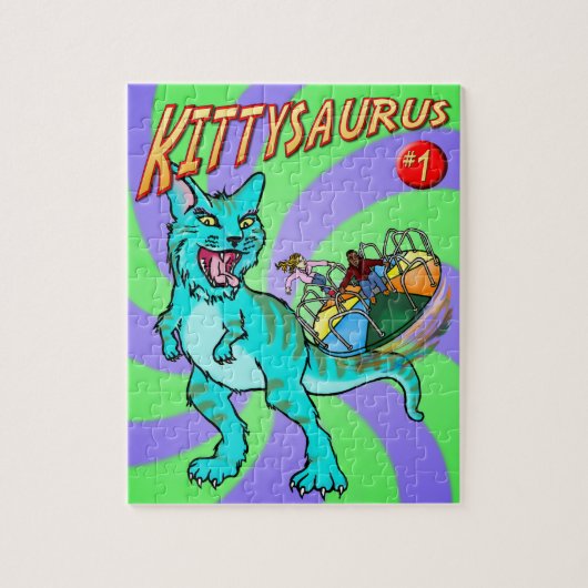 KITTYSAURUS™ puzzle de 110 pièces (Vertical)