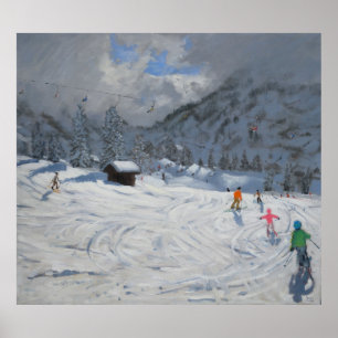 Kitzbuhel Oostenrijk 2008 Poster