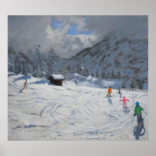 Kitzbuhel Oostenrijk 2008 Poster (Voorkant)