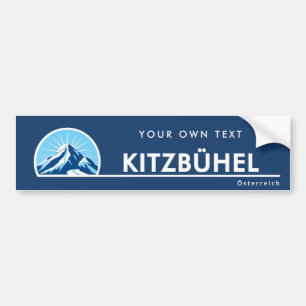 Kitzbühel Oostenrijk berg bumpersticker