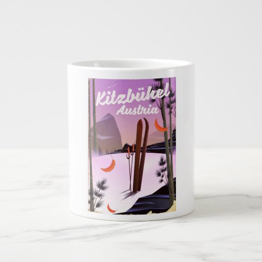 Kitzbühel Oostenrijk Jumbo Beker (Voorkant)