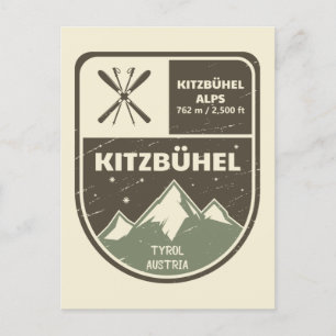 Kitzbuhel Tyrol Oostenrijk Briefkaart