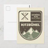 Kitzbuhel Tyrol Oostenrijk Briefkaart (Voorkant / Achterkant)