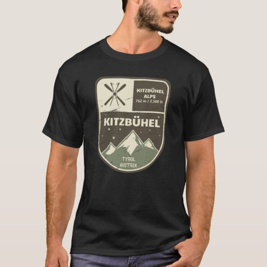 Kitzbuhel Tyrol Oostenrijk T-shirt (Voorkant)