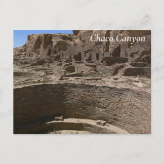 Kiva - Chaco Canyon Briefkaart