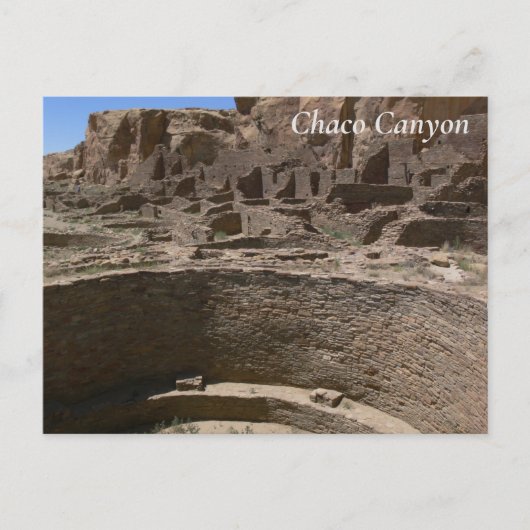 Kiva - Chaco Canyon Briefkaart (Voorkant)
