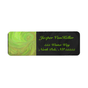 Kiwi Bash Green en Black Monogram Etiket