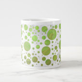 Kiwi Bash Green Polka Dot Jumbo Beker (Voorkant)