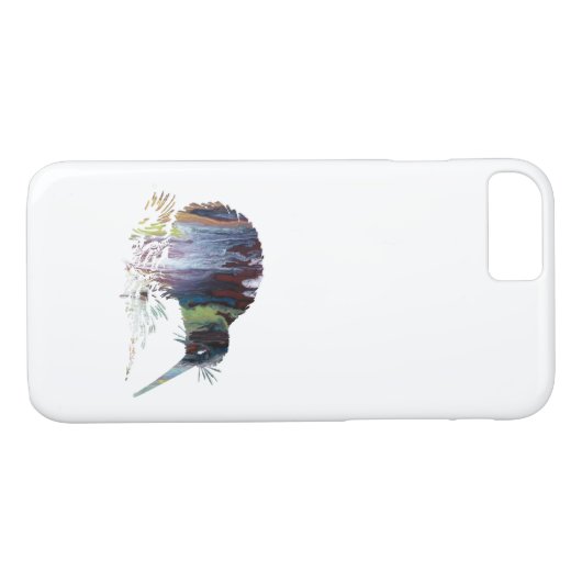 Kiwi Bird Art Case-Mate iPhone Case (Achterkant (Horizontaal))