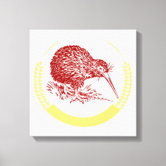 Kiwi Bird Canvas Afdruk