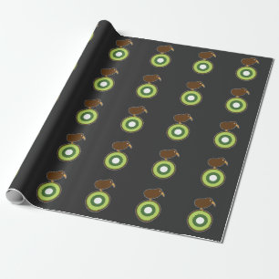 Kiwi Bird Funny Kiwi Fruit Gift Cadeaupapier