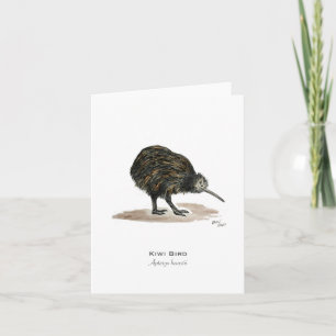 Kiwi Bird Gevouwen Note Kaart