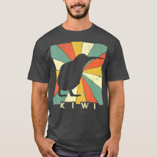 Kiwi Bird Lover Retro Style Animal T-shirt