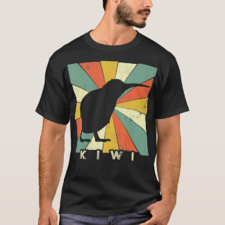 Kiwi Bird Lover Retro Style Animal T-shirt