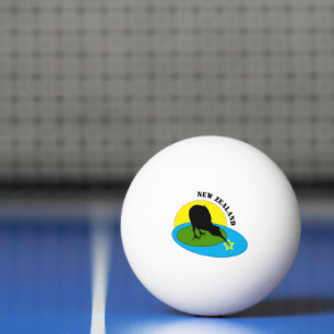 Kiwi Bird & New Zealand Games / Sports Pingpongballen