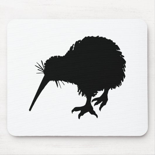 Kiwi Bird Silhouette Muismat (Voorkant)
