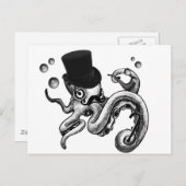 Kiwi de Fancy Octopus Briefkaart (Voorkant / Achterkant)