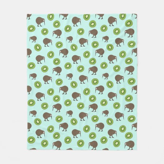 Kiwi Fleece Deken (Voorkant)