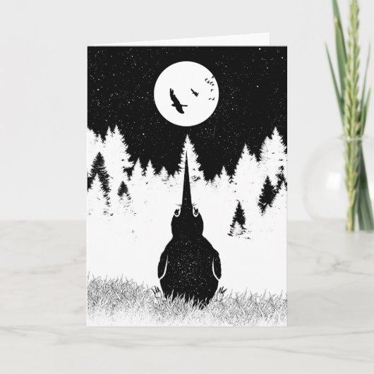 Kiwi Flightless Bird Kaart (Voorkant)