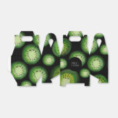 Kiwi Fruit Birthday Waterverf Black Bedankdoosjes (Uitgevouwen)
