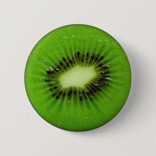 Kiwi Fruit Fresh Slice Ronde Button 5,7 Cm (Voorkant)