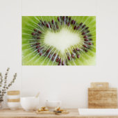 Kiwi Fruit Inside Poster (Cuisine)