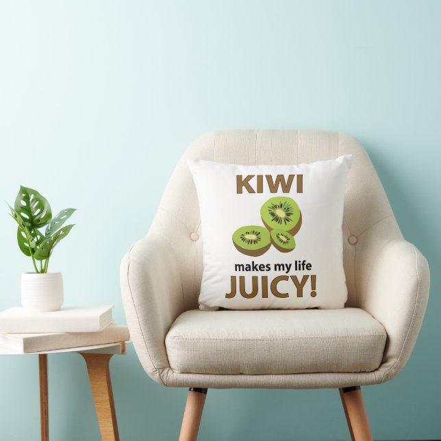 Kiwi Fruit Lover Kiwi Kussen (Stoel)