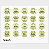 Kiwi Fruit Pattern Label (Vel)