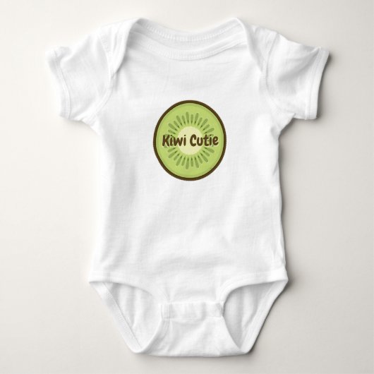 Kiwi Fruit Slice - "Kiwi Cutie" Romper (Voorkant)