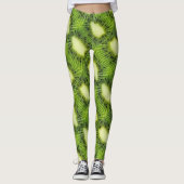 Kiwi-fruitpatroon Leggings (Voorkant)